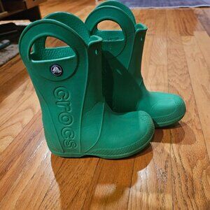 Crocs kids 10 rain boots